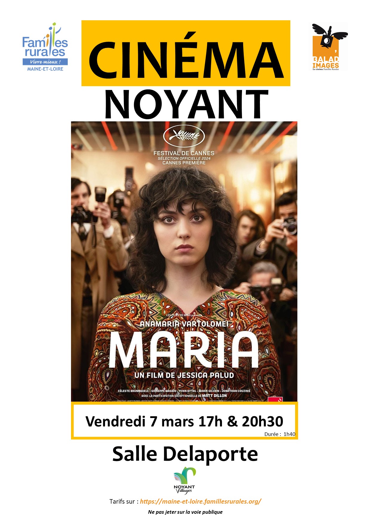 Lire la suite à propos de l’article Cinéma – Maria